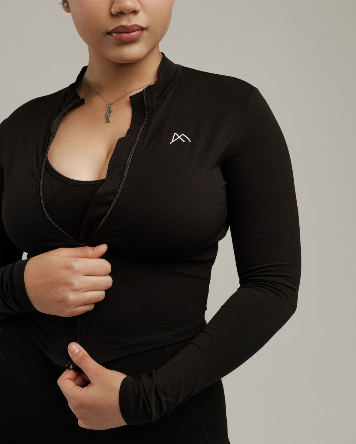 Cropped Activewear Jacket