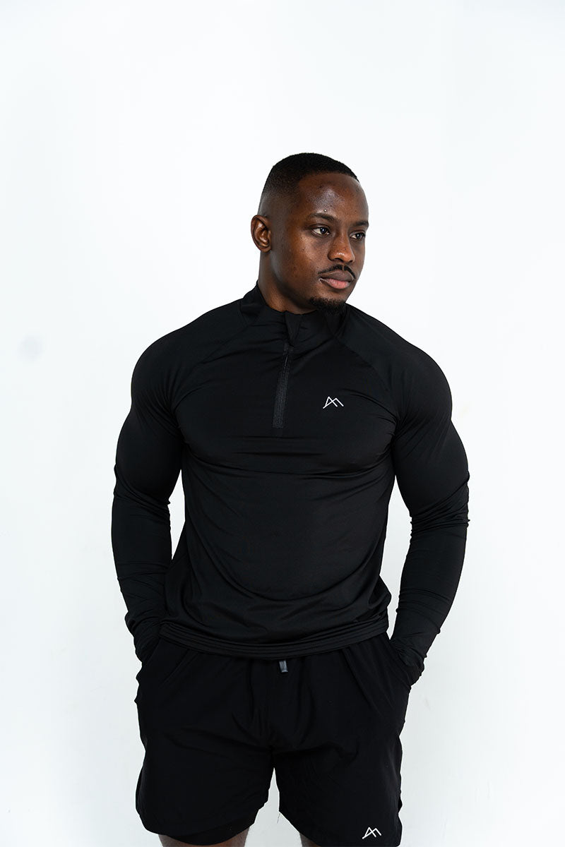 Core collection 3/4 zip and shorts set